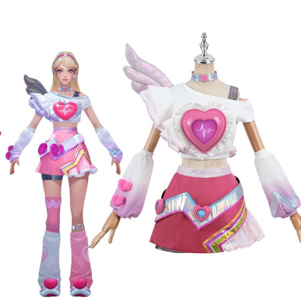 League Of Legends LOL Lovestruck Lux Cosplay Costume Halloween Costume