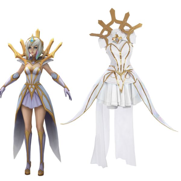 LOL League of Legends Elementalist Lux Cosplay Halloween Costume
