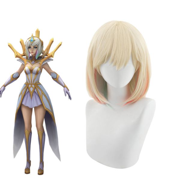 LOL League of Legends Elementalist Lux Cosplay Wig Halloween wig