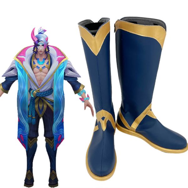 LOL Spirit Blossom Aphelios Cosplay Shoes