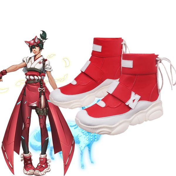 Overwatch Kiriko Cosplay Shoes 3 Colors