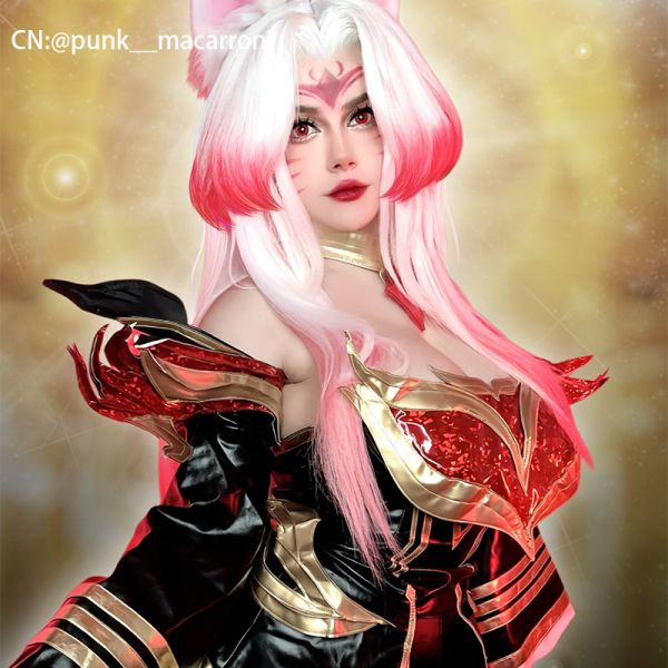 RoleCosplay League of Legends Lenda Imortalizada Ahri Cosplay Costume
