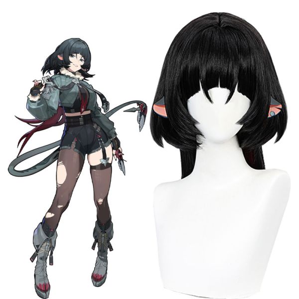 Zenless Zone Zero Jane Doe Cosplay Wig